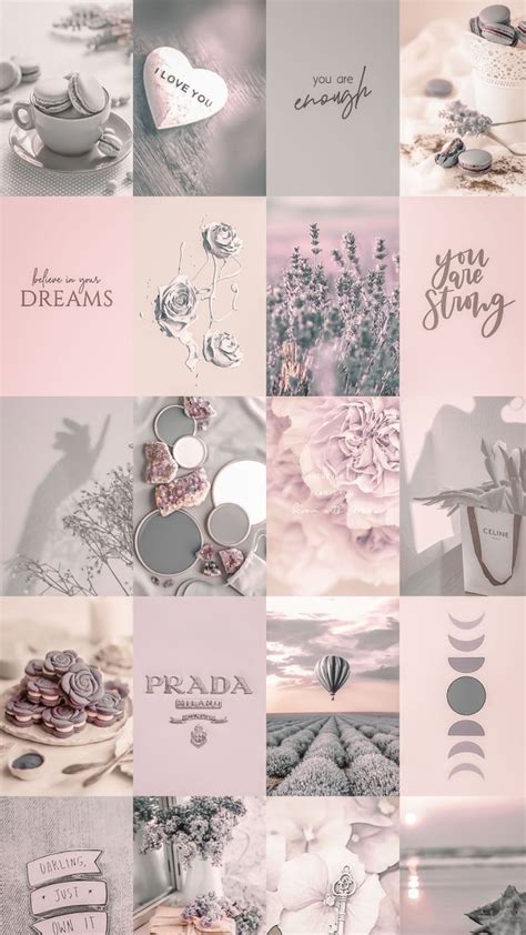 Spice Up Your Room With This Aesthetic Photo Wall Collage Pink