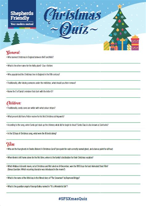 Free Printable Christmas Quiz With Answers Printable Templates