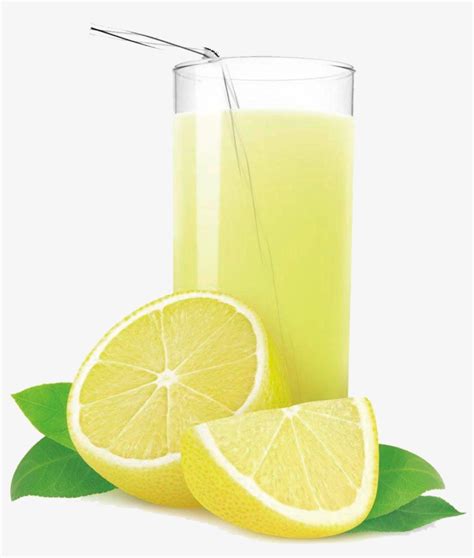 Vector Illustration Of Glass With Lemon Juice And Lemon Citrus Clip