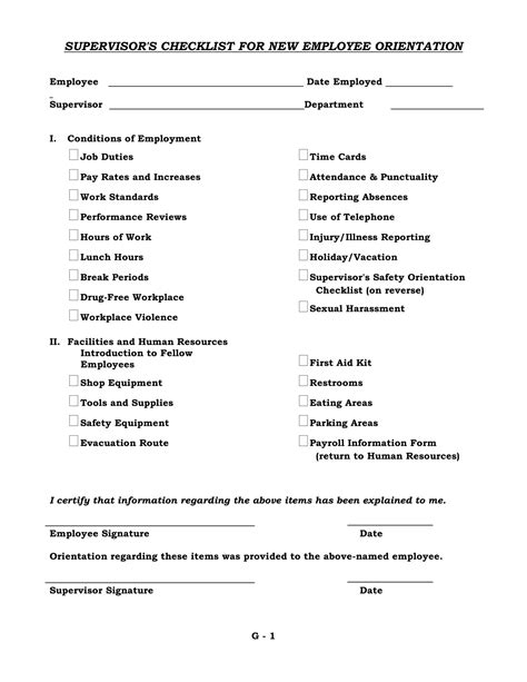 Virtual onboarding and orientation checklist for supervisors. 12+ New Employee Orientation Checklist Examples - PDF ...