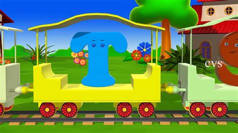Learn Alphabet Train Song 3d Animation Alphabet Abc Train Song For