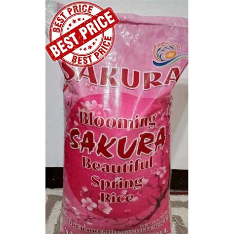 25kg Premium Japanese Sakura Rice Sushi Rice Shopee Philippines