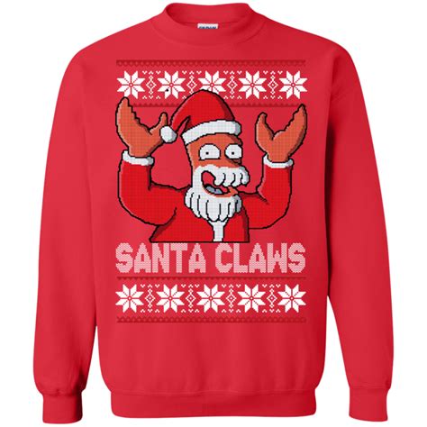 Zoidberg Santa Claws Christmas Sweater