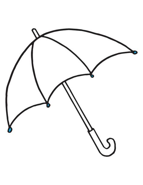 Umbrella Coloring Page | Coloringnori - Coloring Pages for Kids