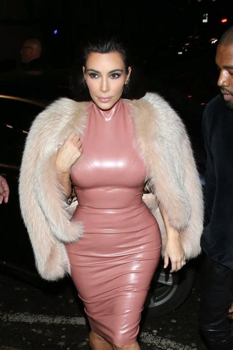 Rita Ora And Kim Kardashian Wear Similar Pink Latex Dress To Mert