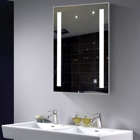 Led Dimmable Backlit Mirror Bathroom Lighted Wall Mounted