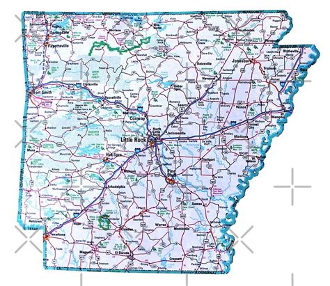 Arkansas Road Highway Maps Free Printable Vrogue Co