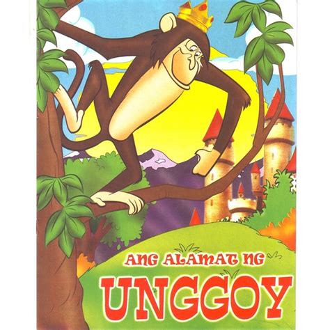 Ang Alamat Ng Unggoy Story Book With Coloring Tagalog English Shopee