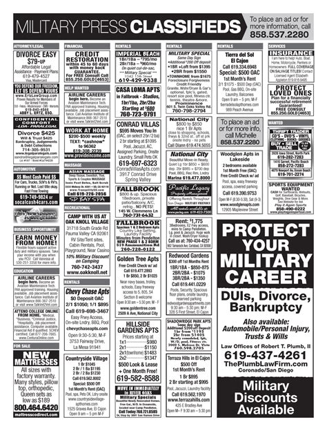 Classifieds Military Press