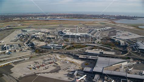 Idl) after the idlewild golf course that it displaced. John F. Kennedy International Airport in Autumn Aerial ...