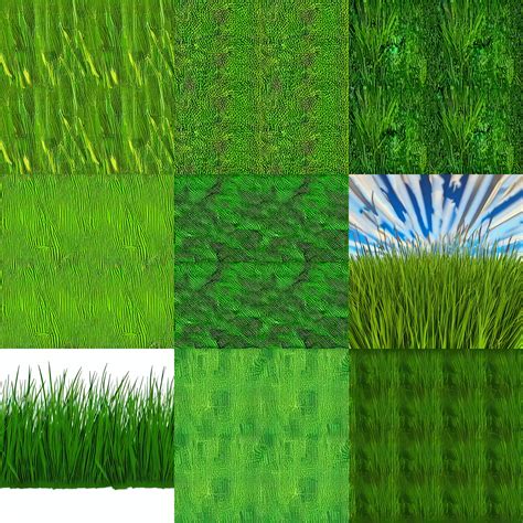 Toon Stylized Grass Texture Low Detail Stable Diffusion