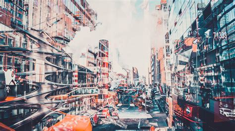 Abstract Wallpaper City