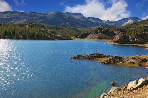 Azure Lake In Mountains Stock Photo Image Of Water Paradise 22648646