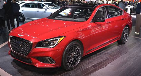 2018 Genesis G80 Sport Is Oh So Tempting In Red Carscoops