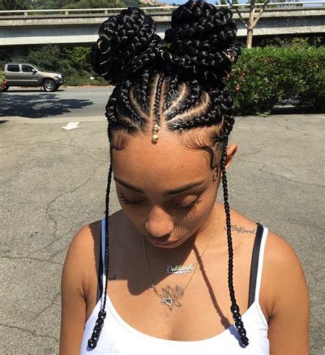 Become a master of these cute braided hairstyles in minutes! 42 Catchy Cornrow Braids Hairstyles Ideas to Try in 2019 ...