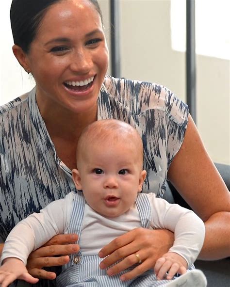 Saying it was brought up early and often. Meghan Markle, le Prince Harry et leur fils Archie en ...