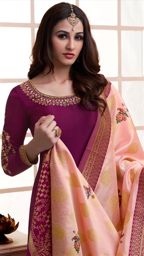 Banarsi Suit With Banarasi Dupatta 8120 Womens Clothing Shop