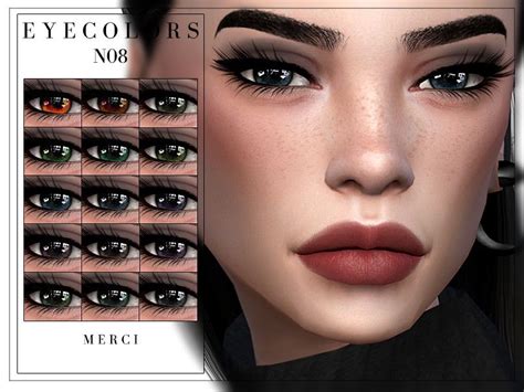 Merci S Eyecolors N08 Eye Color Sims 4 Sims Cc