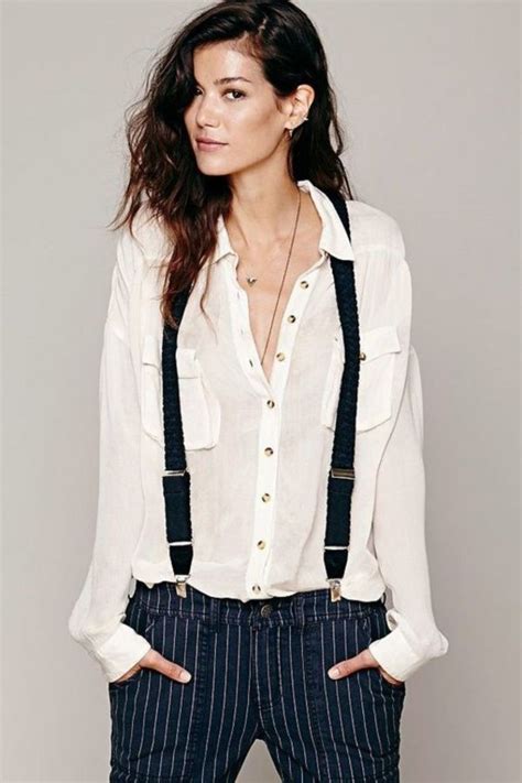 Bold Women Outfit With Suspenders Suspenders For Women Fashion