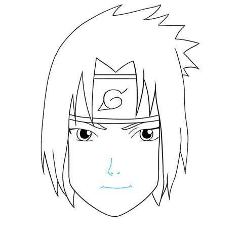 How To Draw Sasuke Uchiha From Naruto Really Easy Drawing Tutorial In