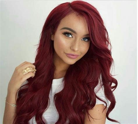 Arriba Foto Gama De Colores Rojos Para Cabello Cena Hermosa