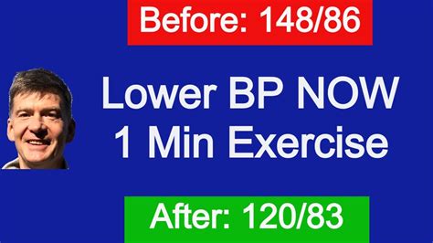 How To Lower Blood Pressure Immediately 1min Exercise For High Blood