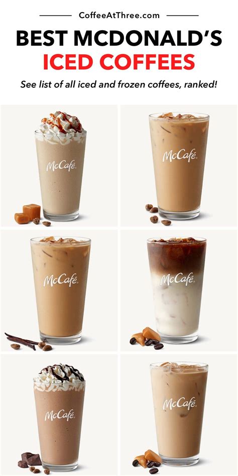 Best Mcdonald S Iced Coffees Ranked In Mcdonalds Iced Coffee