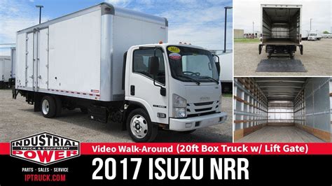 Isuzu Nrr Box Truck Ft Box With Lift Gate Youtube