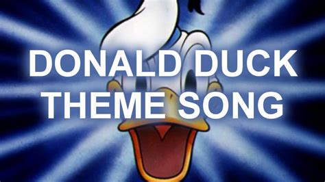 Donald Duck Theme Song With Lyrics Youtube