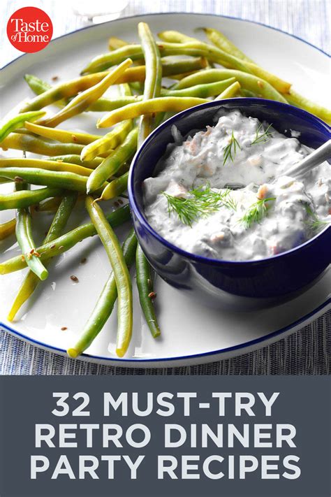 There is something comforting about taking a delicious dish from your childhood which your mum used to make, and turning it into a dinner party special. 32 Must-Try Retro Dinner Party Recipes | Dinner party ...