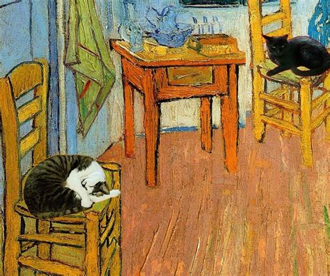 Vincent Van Gogh Cat Art Print Ts For Friends Cat Lover Etsy