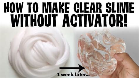 Diy Slime Without Activator 2 Ingredient Slime How To Make Slime With