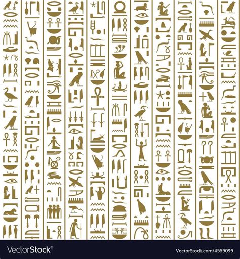 Ancient Egyptian Hieroglyphs Seamless Download A Free Preview Or High