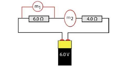 Series Circuit Diagram With Ammeter And Voltmeter