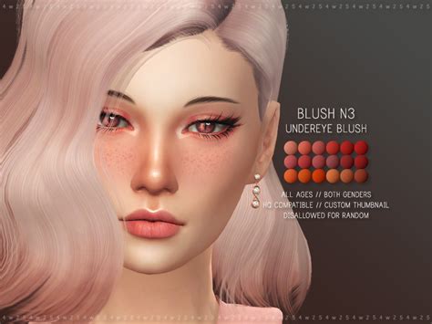 Blush N3 4w25 On Patreon In 2020 Sims 4 Sims 4 Cc Makeup Sims