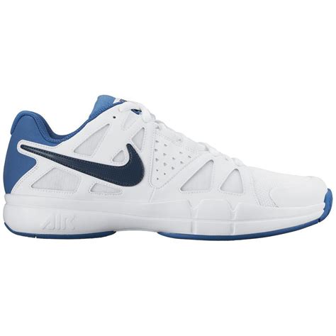 Nike Mens Air Vapor Advantage Tennis Shoes Whiteblue