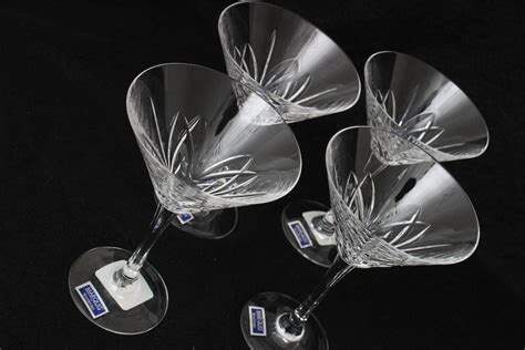 waterford crystal marquis brookside martini glasses ebth