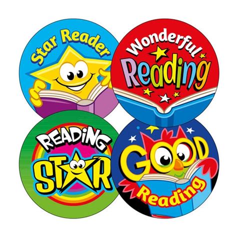 Reading Reward Stickers 20 Stickers 32mm Rewards
