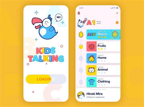 Kids App Design Kids Learning Apps App Interface Design