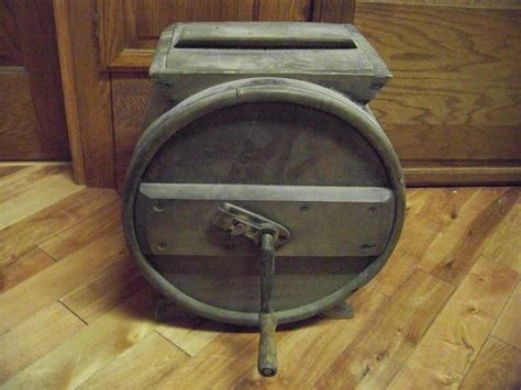 Antique 19c Large Primitive Wooden Butter Churn Old Very Nice Antique Price Guide Details Page