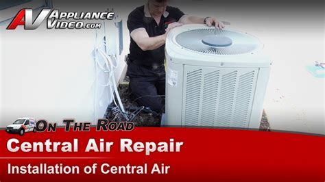 Trane Ac Repair Installing A Central Air Unit Xr15 Youtube