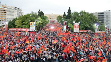 Athens Turned Red Massive Rally Of The Kke Sends Message Of Hope And