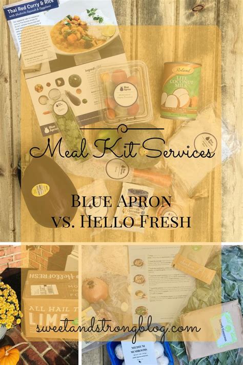 Meal Kit Services Blue Apron Vs Hello Fresh Meal Kit Meal Kit