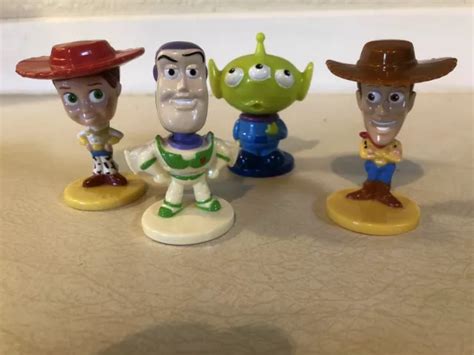 Toy Story Buzz Woody Jessie Alien Kelloggs Bobbleheads Set Of 4 Disney Pixar 2000 Picclick