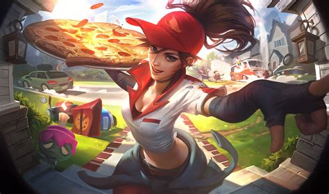 Pizza Delivery Sivir Skin League Of Legends Price Lore Chromas Art