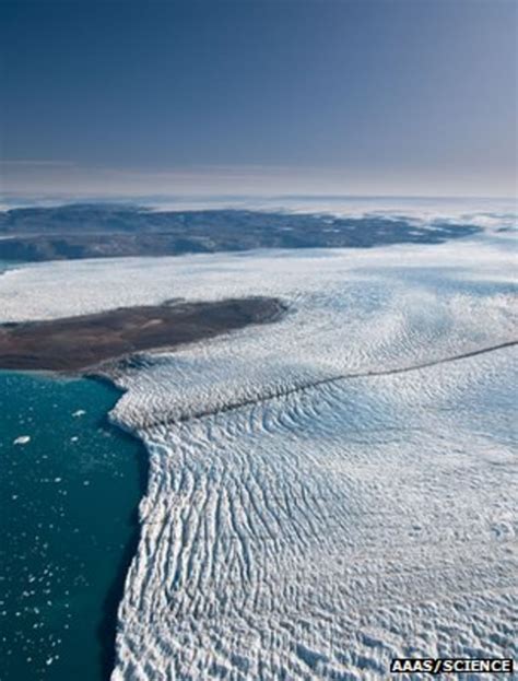 Data Sheds Light On Speed Of Greenlands Glaciers Bbc News