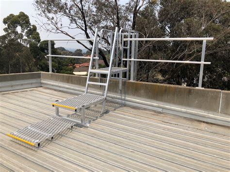 Safe Roof Access Ladder Systems Roof Access Stairs Safety Plus