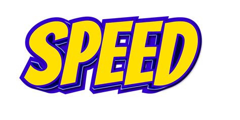 3d Speed Text Effect Image 22418280 Png