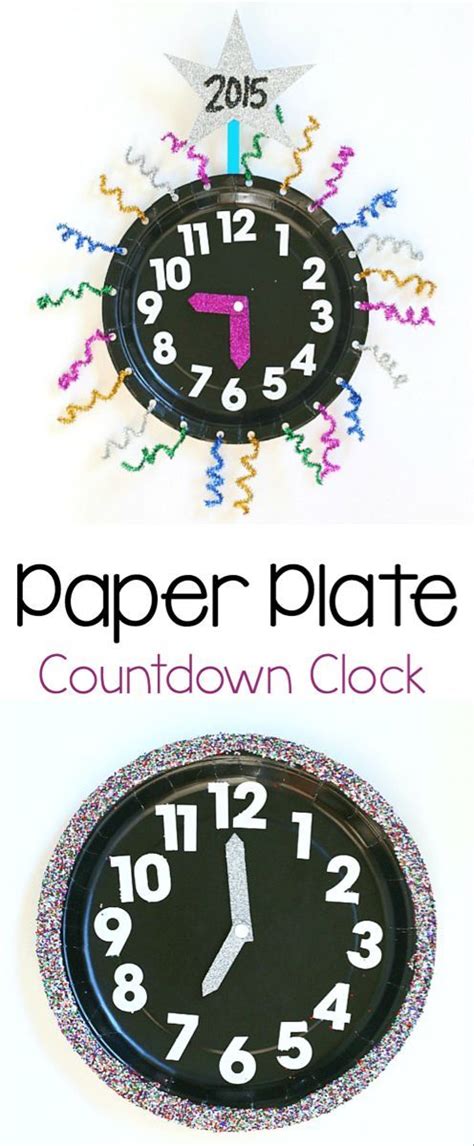Unser silvester countdown 2016 zählt die sekunden runter bis um 0:00 uhr des neuen jahres 2016. Silvester mit Kindern: Countdown-Uhr basteln mit ...