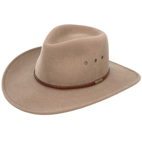 Stetson Moab Outdoor Collection Crushable Wool Hat Mushroom 3 14 Brim